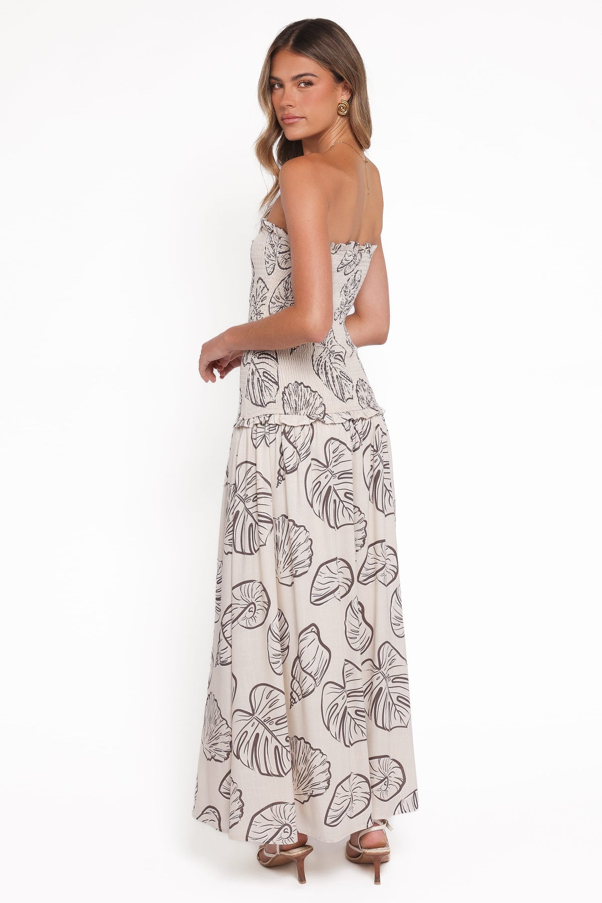 Parkway Maxi Dress in Cream Shells – view 5 of 7
