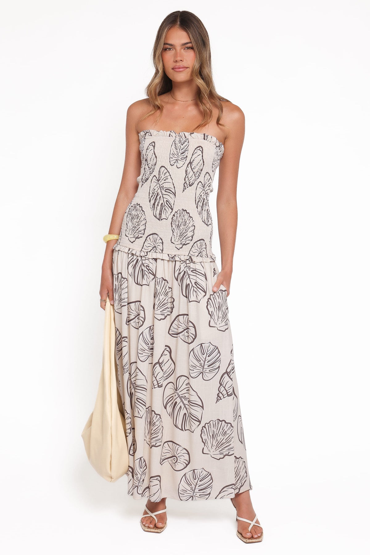 Parkway Maxi Dress in Cream Shells – view 6 of 7
