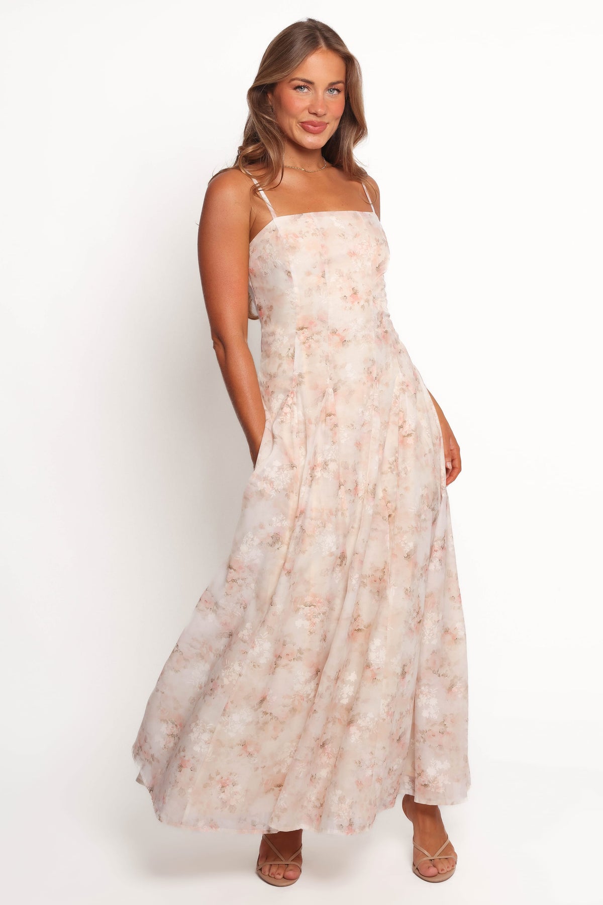Petra Midi Dress in Cream – view 1 of 5