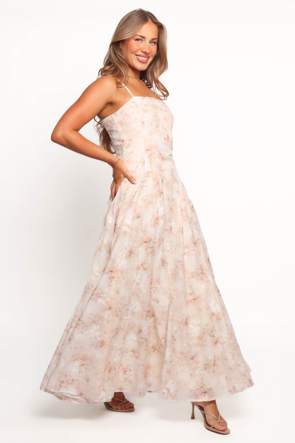 Petra Midi Dress in Cream – view 3 of 5