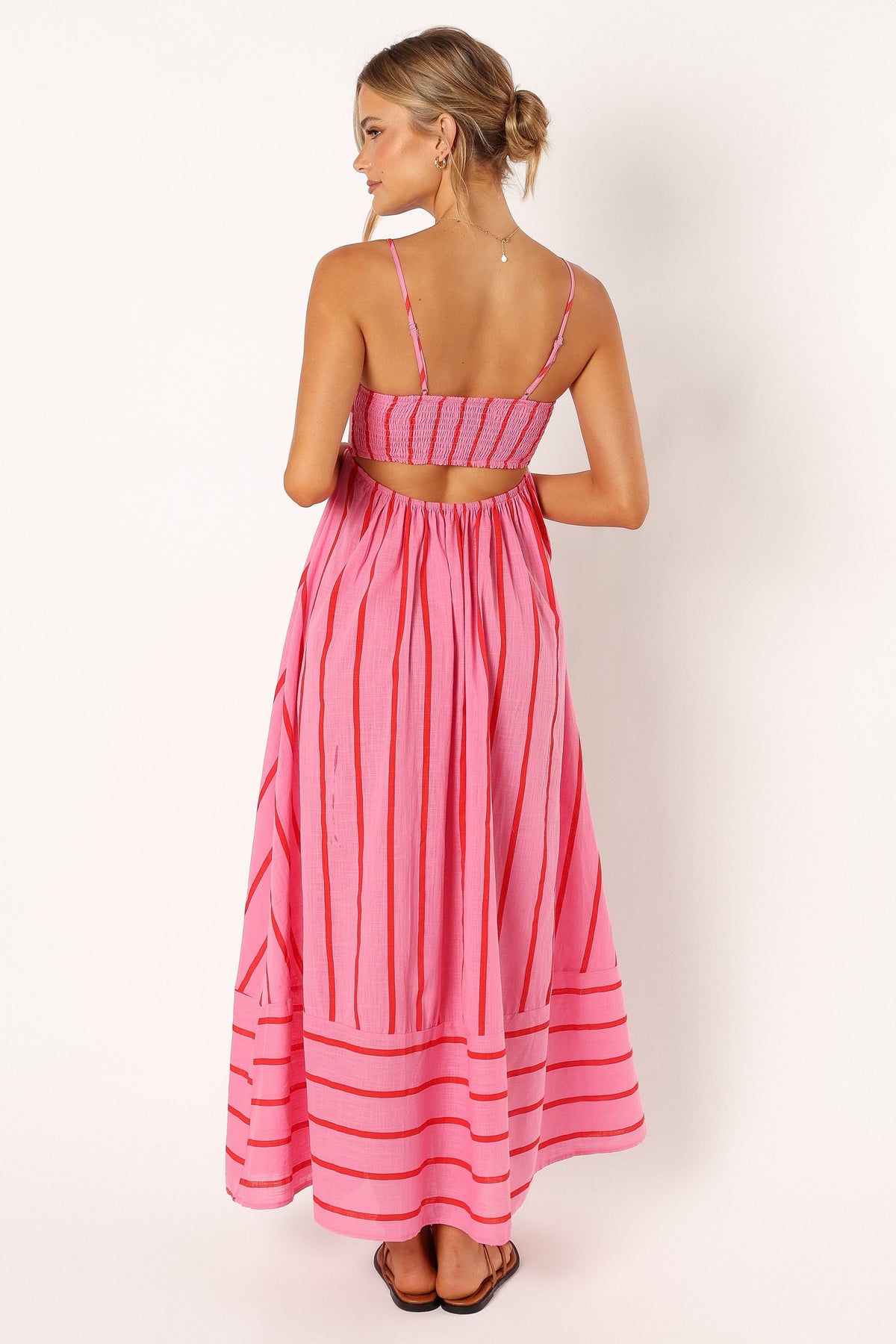 Pixie Maxi Dress in Pink Red – view 3 of 8