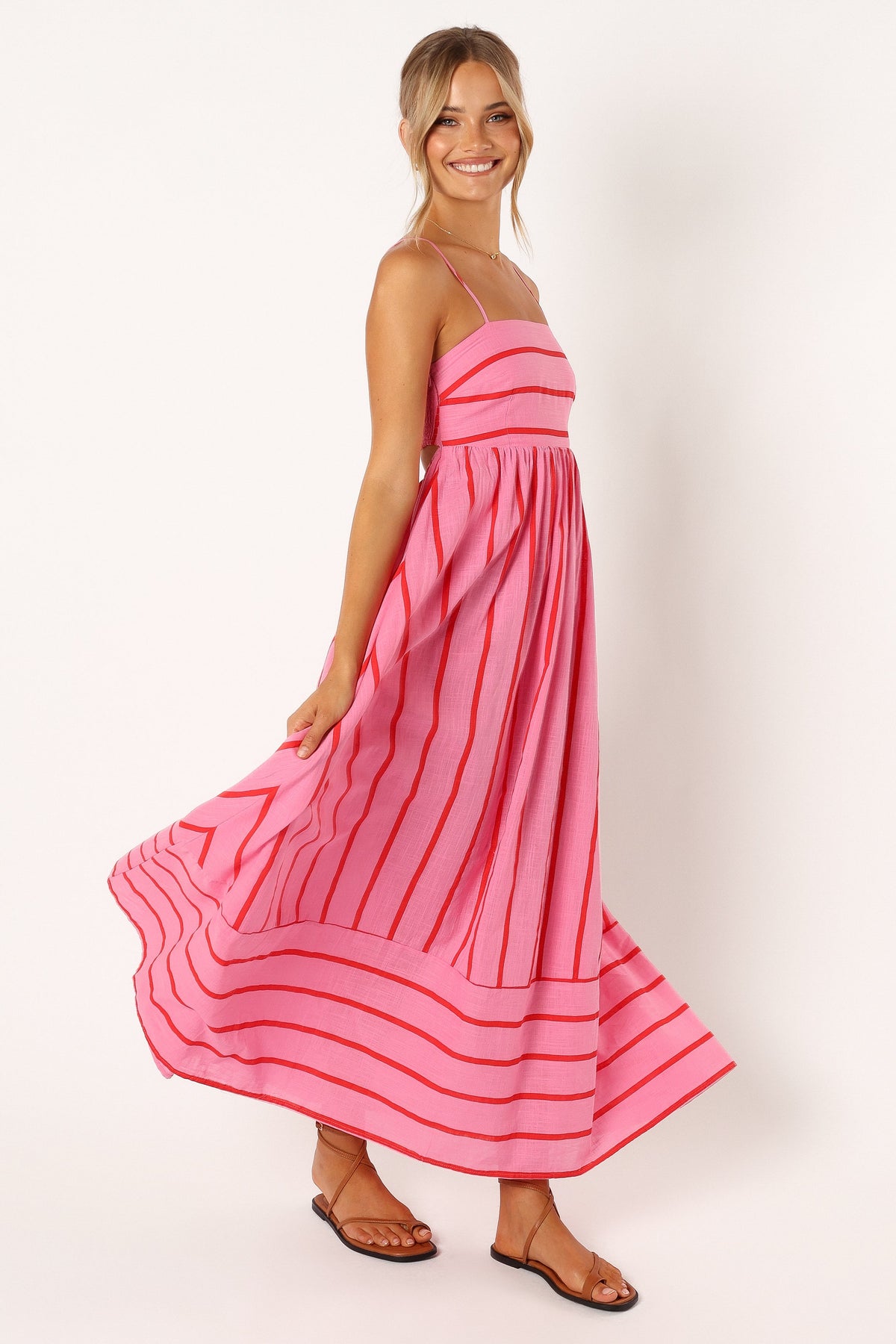 Pixie Maxi Dress in Pink Red – view 6 of 8