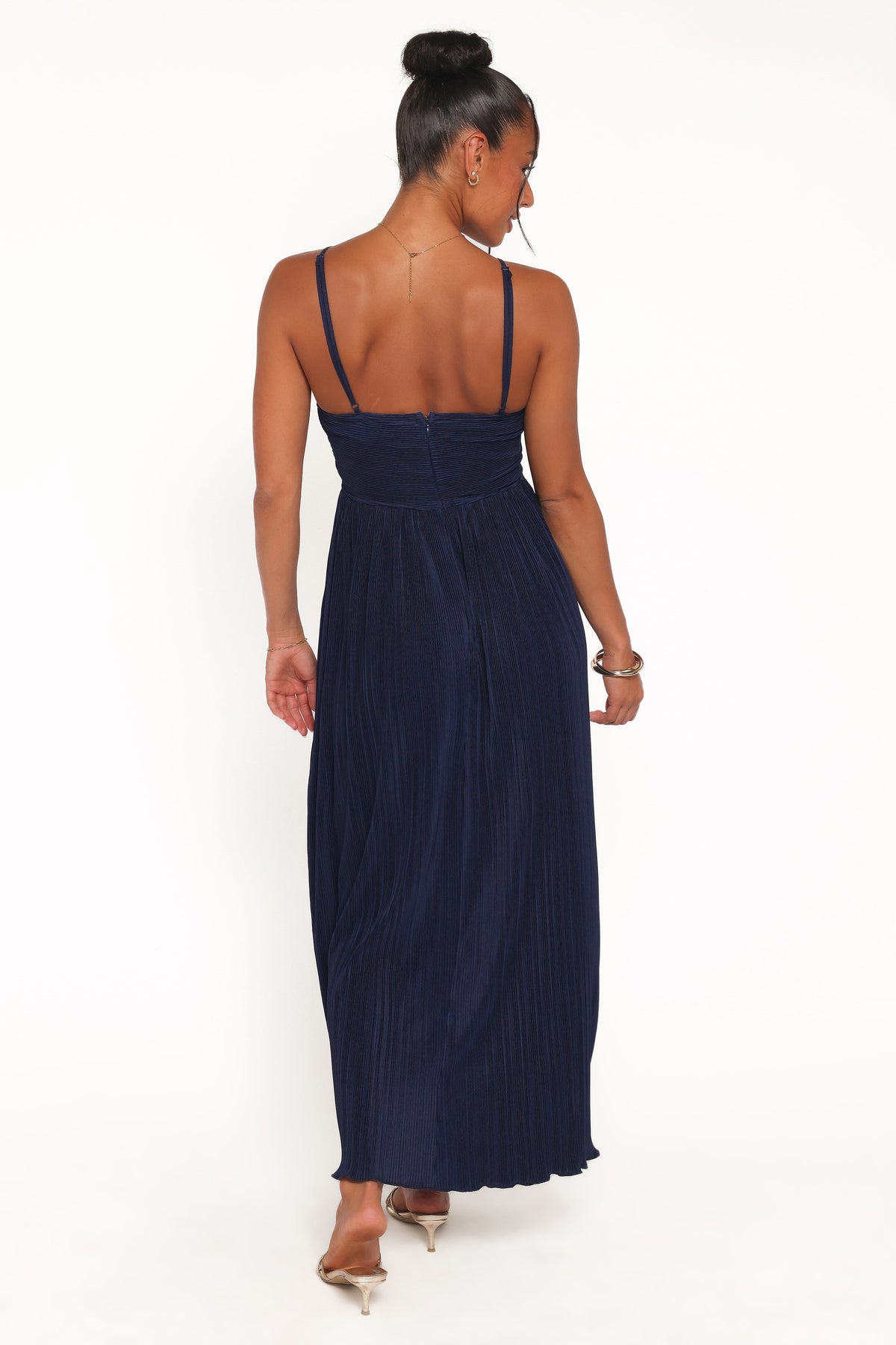 Polly Halterneck Maxi Dress in Navy – view 4 of 5
