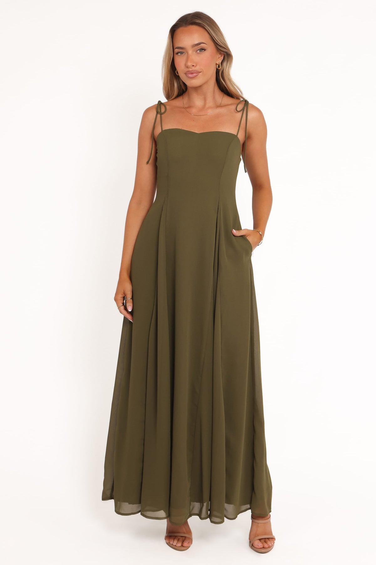 Rayna Maxi Dress in Olive – view 6 of 8