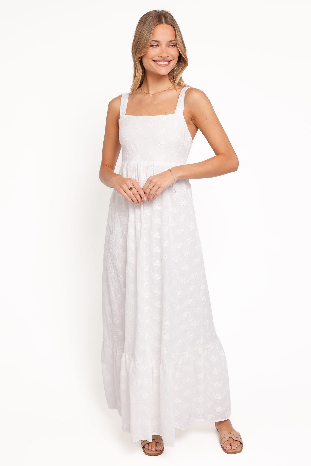 Reid Maxi Dress in White – view 2 of 8