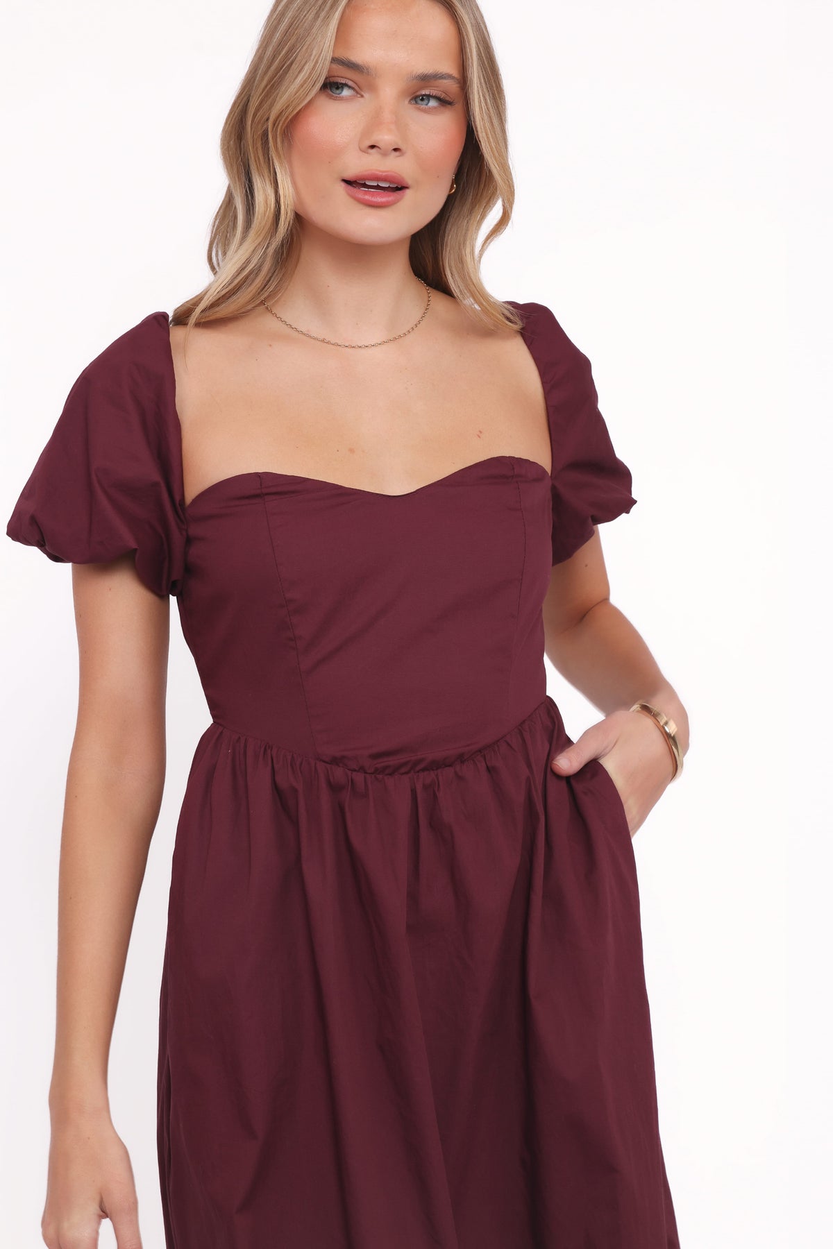 Remira Midi Dress in Cherry – view 2 of 5