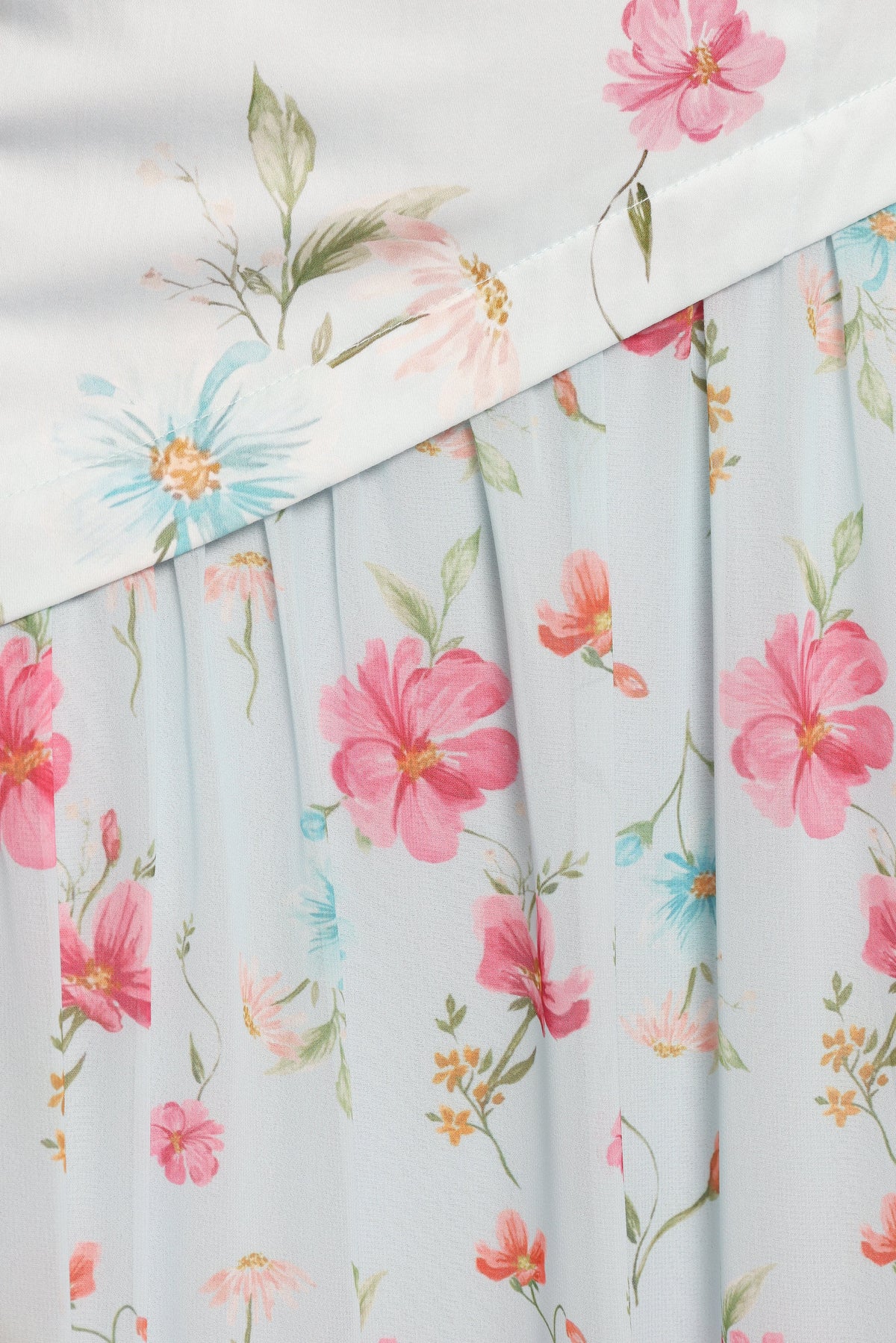 Renata Maxi Dress in Blue Floral – view 9 of 10