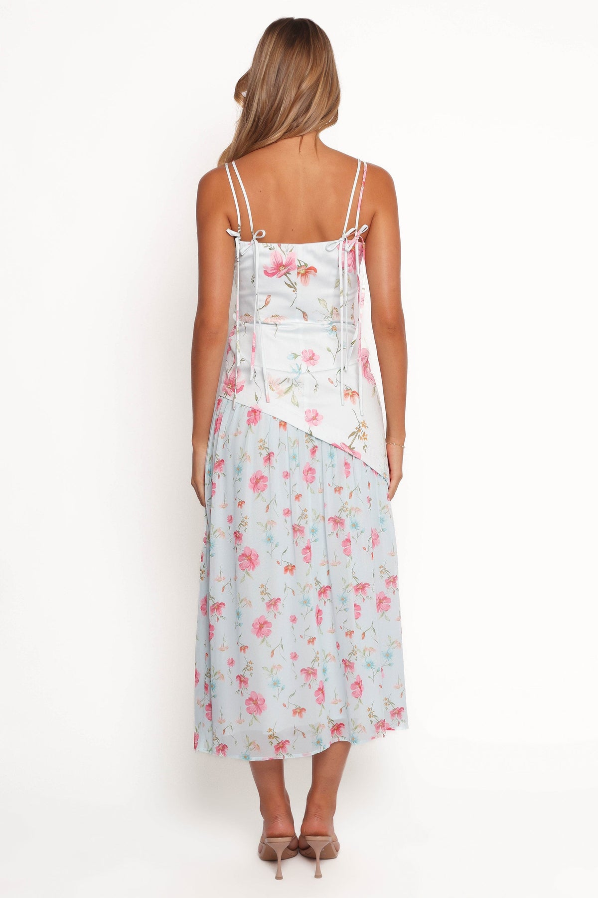 Renata Maxi Dress in Blue Floral – view 5 of 10