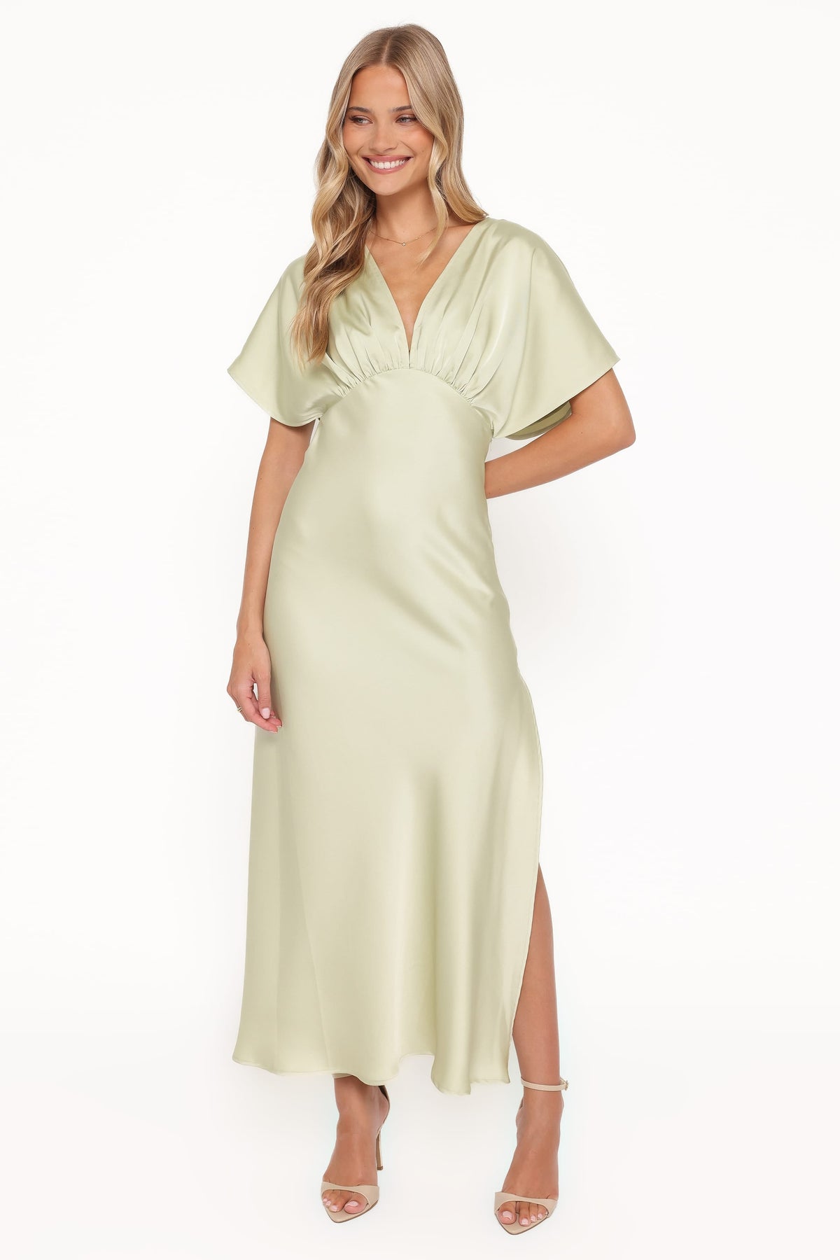 Ricki Maxi Dress in Sage Green – view 2 of 8