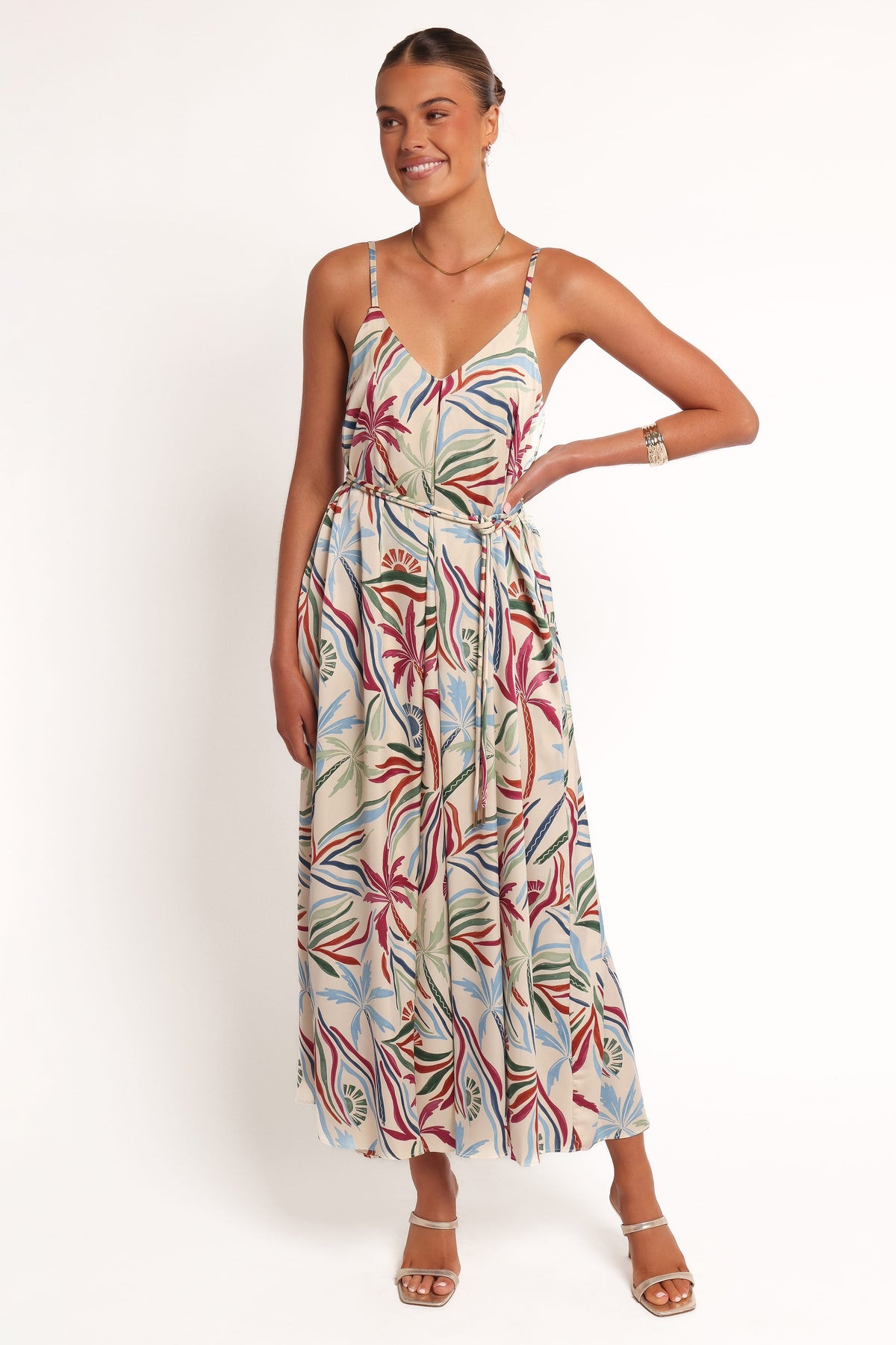 Riva Maxi Dress in Tahitian Tide – view 3 of 9