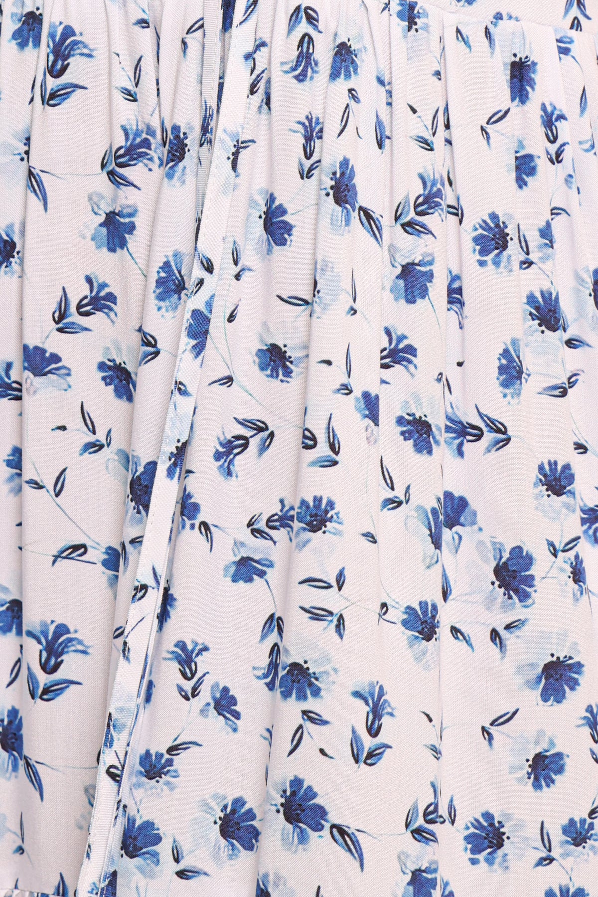 Roberts Maxi Dress in Blue Ditsy Floral – view 7 of 8