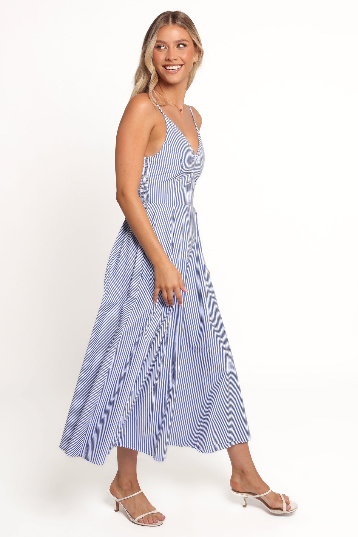 Romilly Strappy Maxi Dress in Light Blue – view 6 of 8