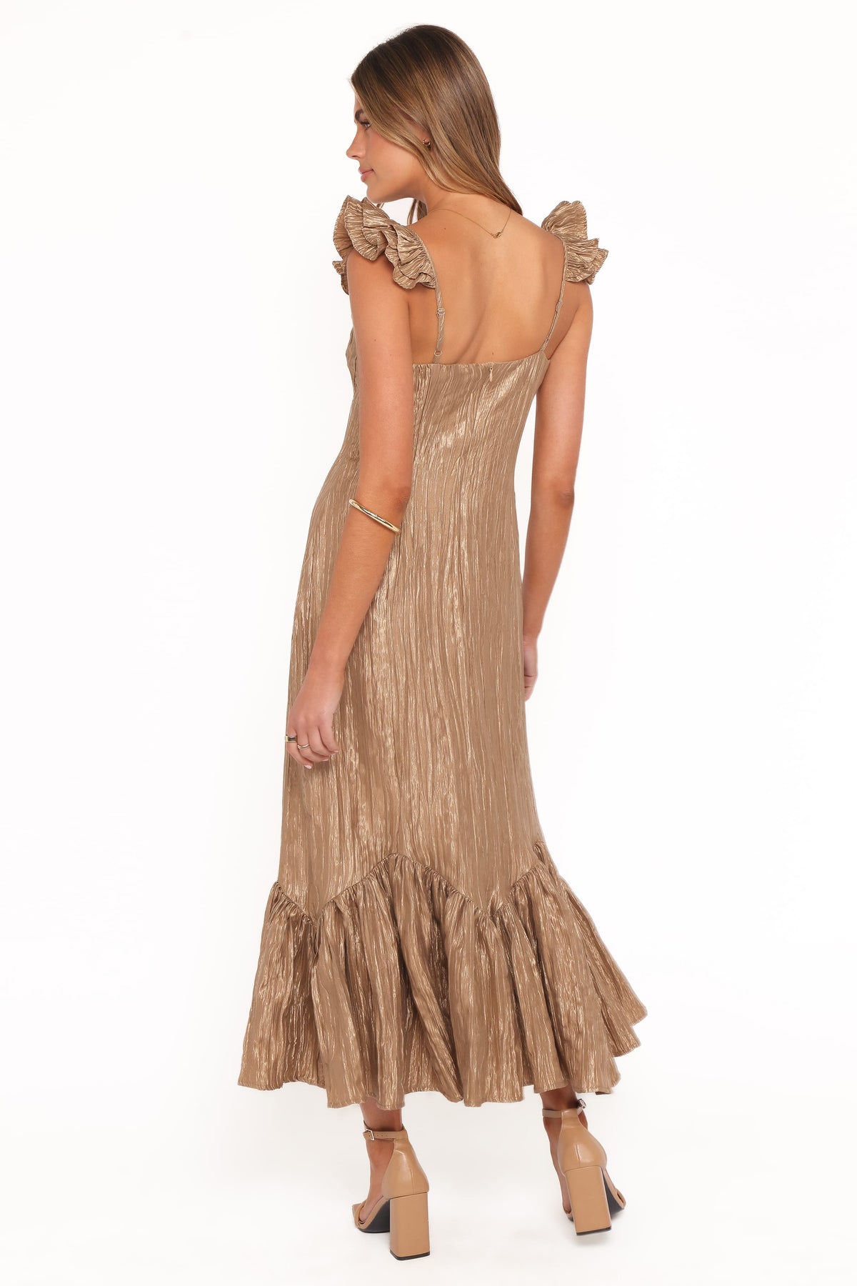 Romola Midi Dress in Bronze – view 4 of 7