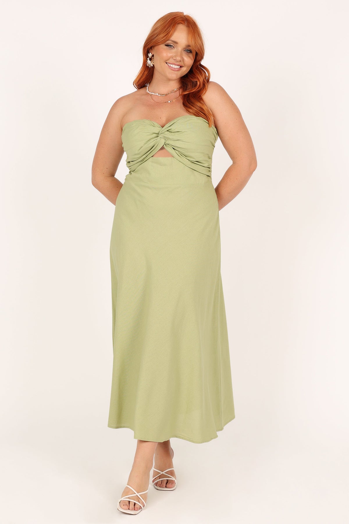 Rosetta Dress in Olive – view 7 of 13