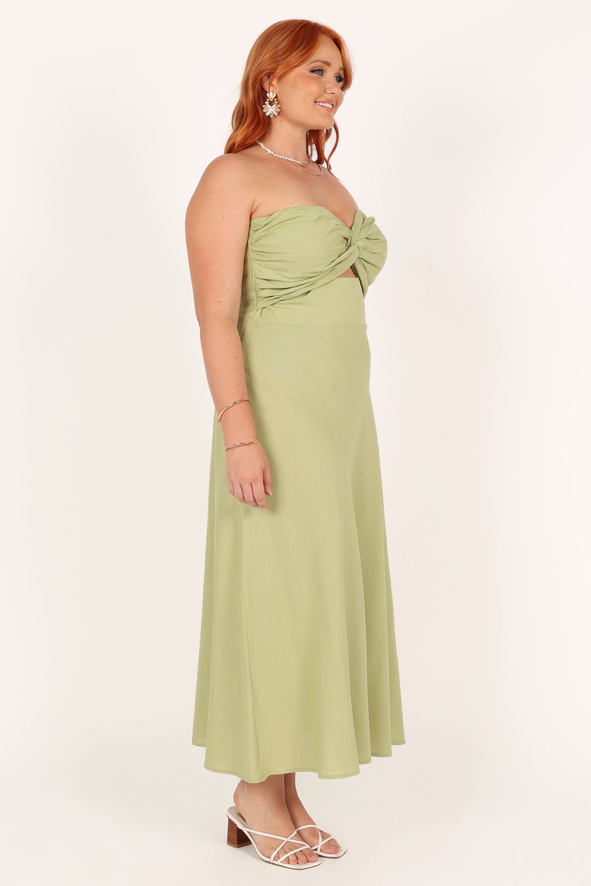 Rosetta Dress in Olive – view 12 of 13