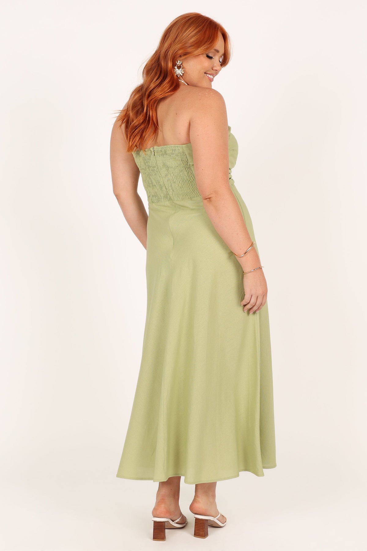 Rosetta Dress in Olive – view 9 of 13