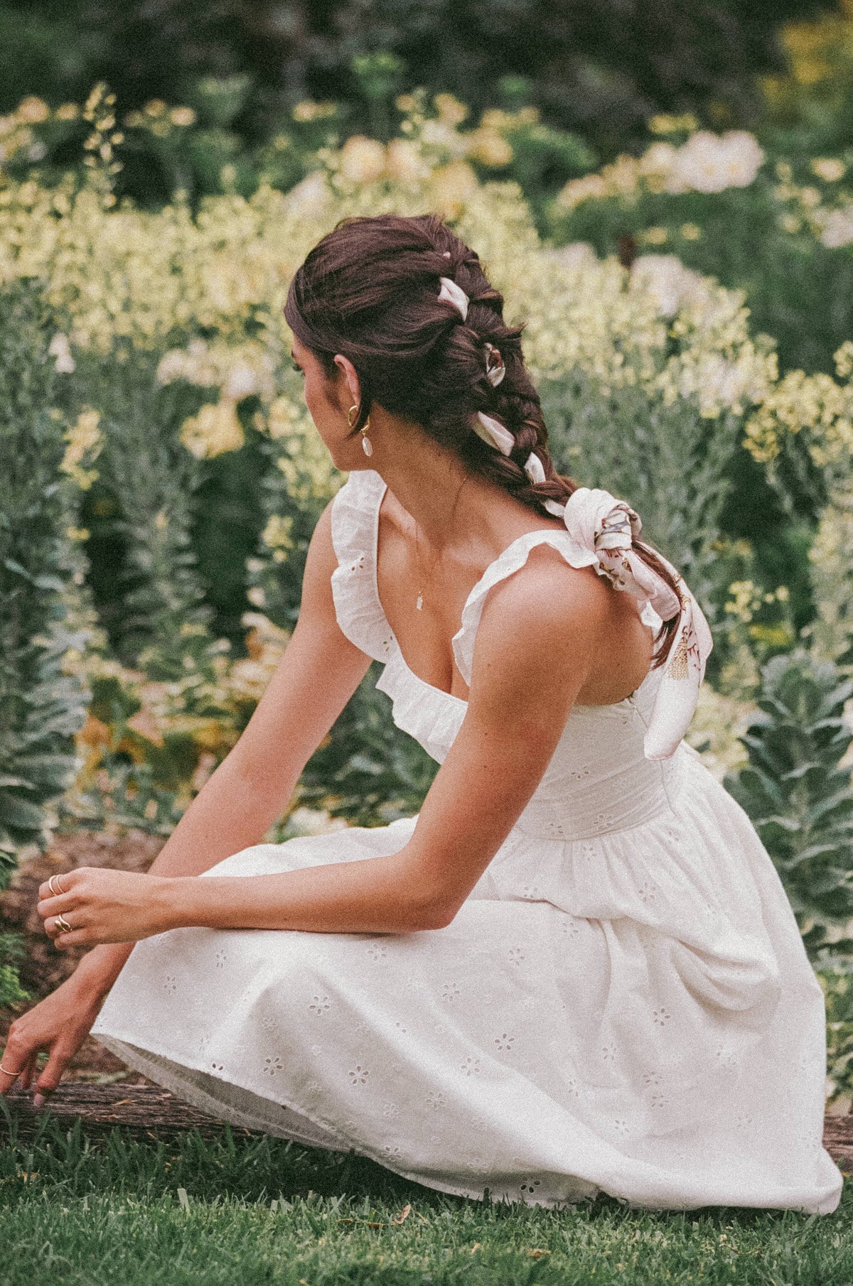 Ruella Midi Dress in White – view 1 of 9