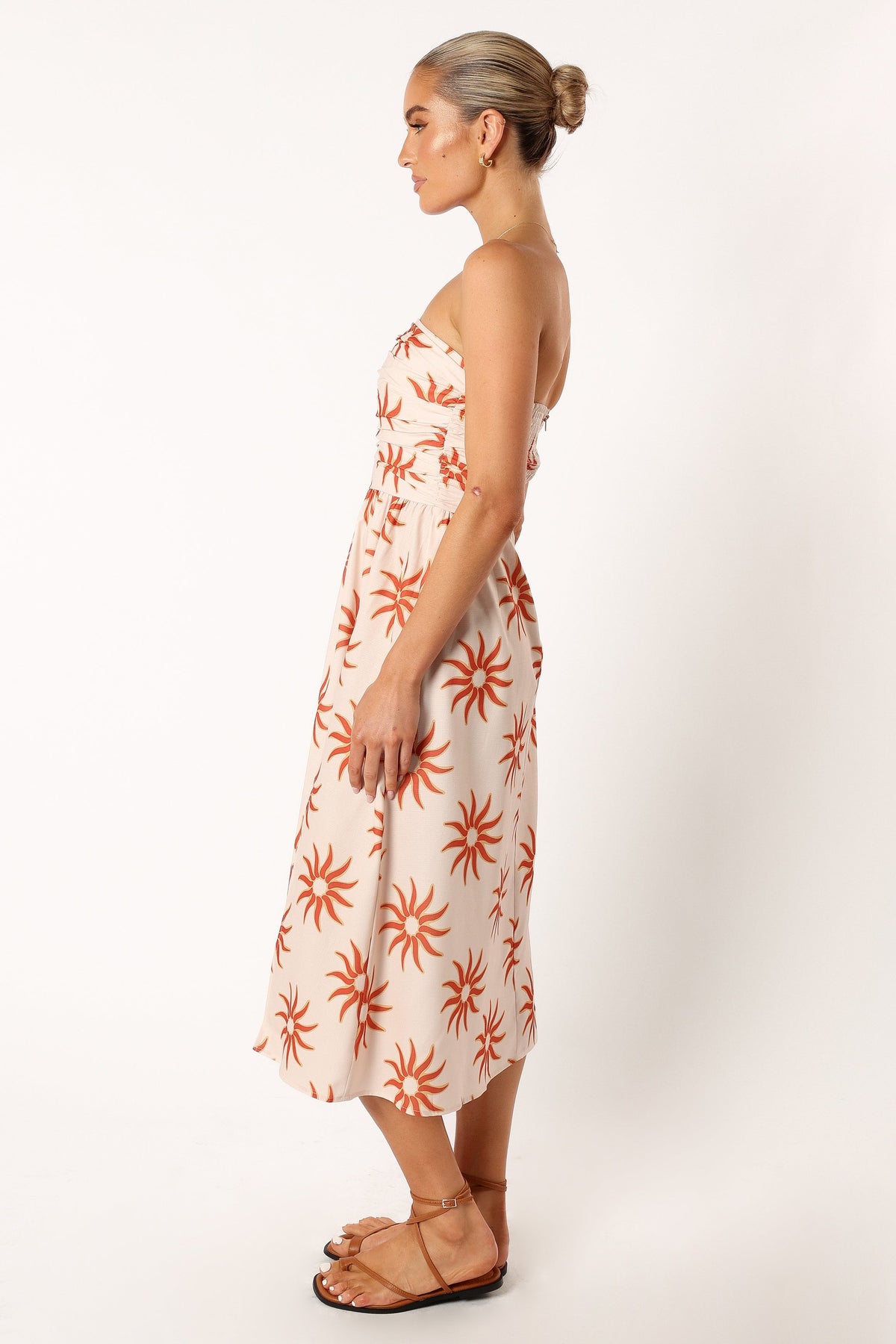 Ryder Strapless Midi Dress in Soleil – view 4 of 8