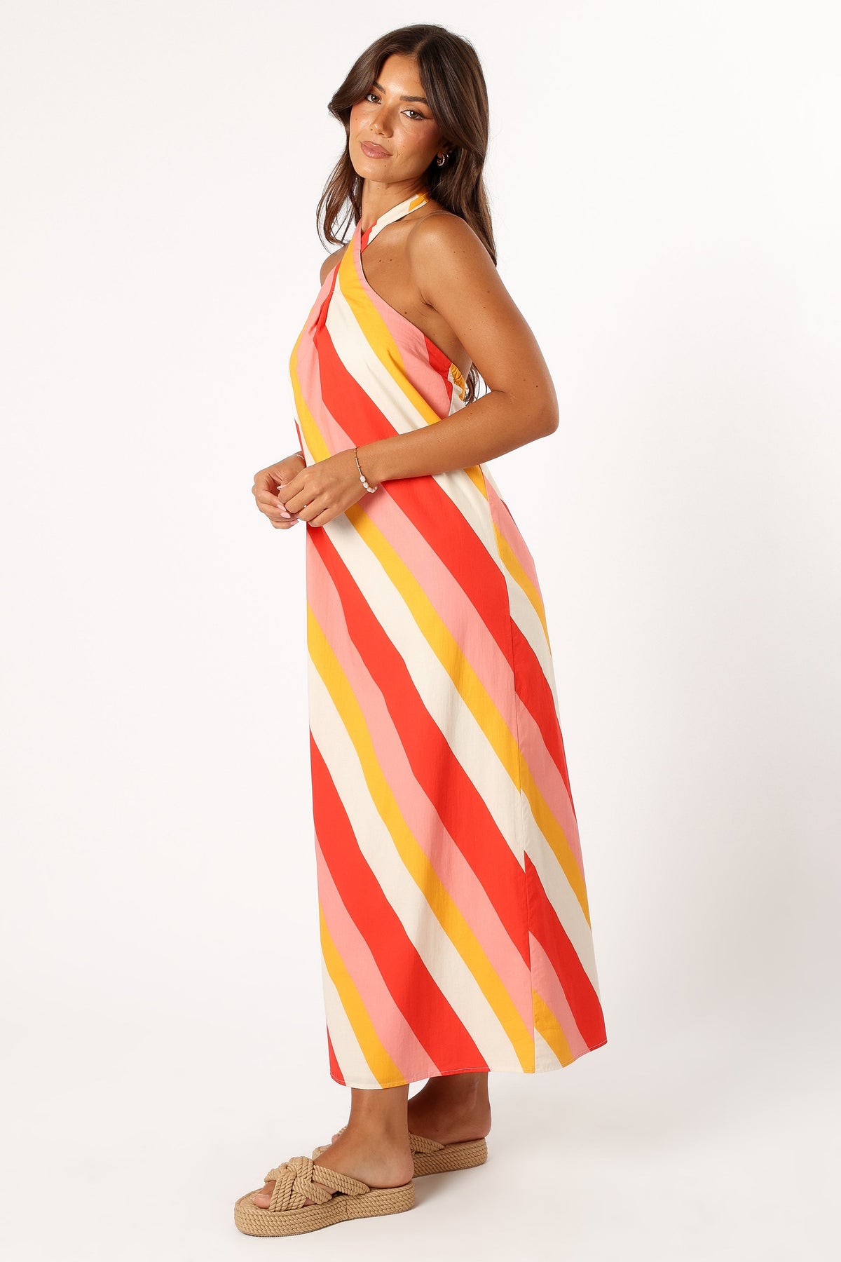 Sabbia Maxi Dress in Pink Stripe – view 5 of 9