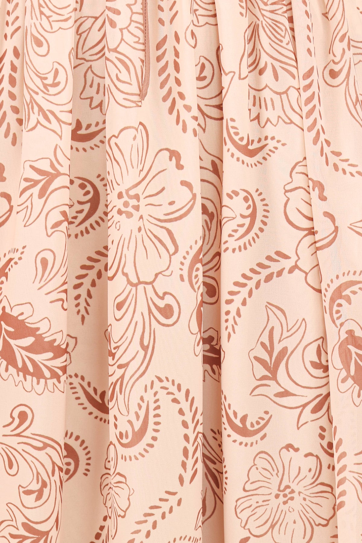 Safira Midi Dress in Brown Paisley – view 6 of 7