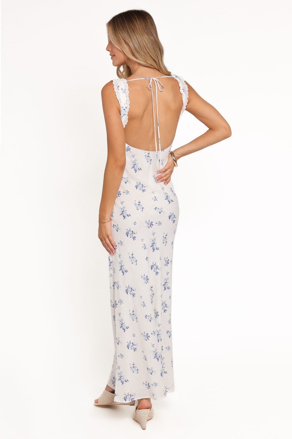 Sakara Maxi Dress in Blue Floral – view 5 of 9