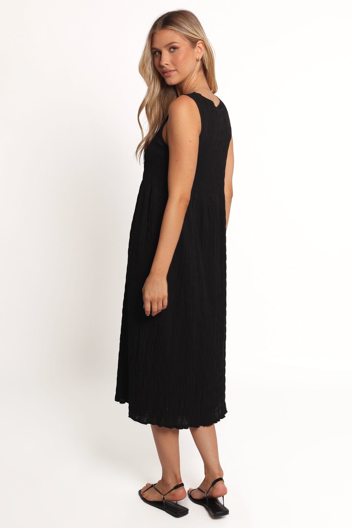 Sam Midi Dress in Black – view 4 of 7