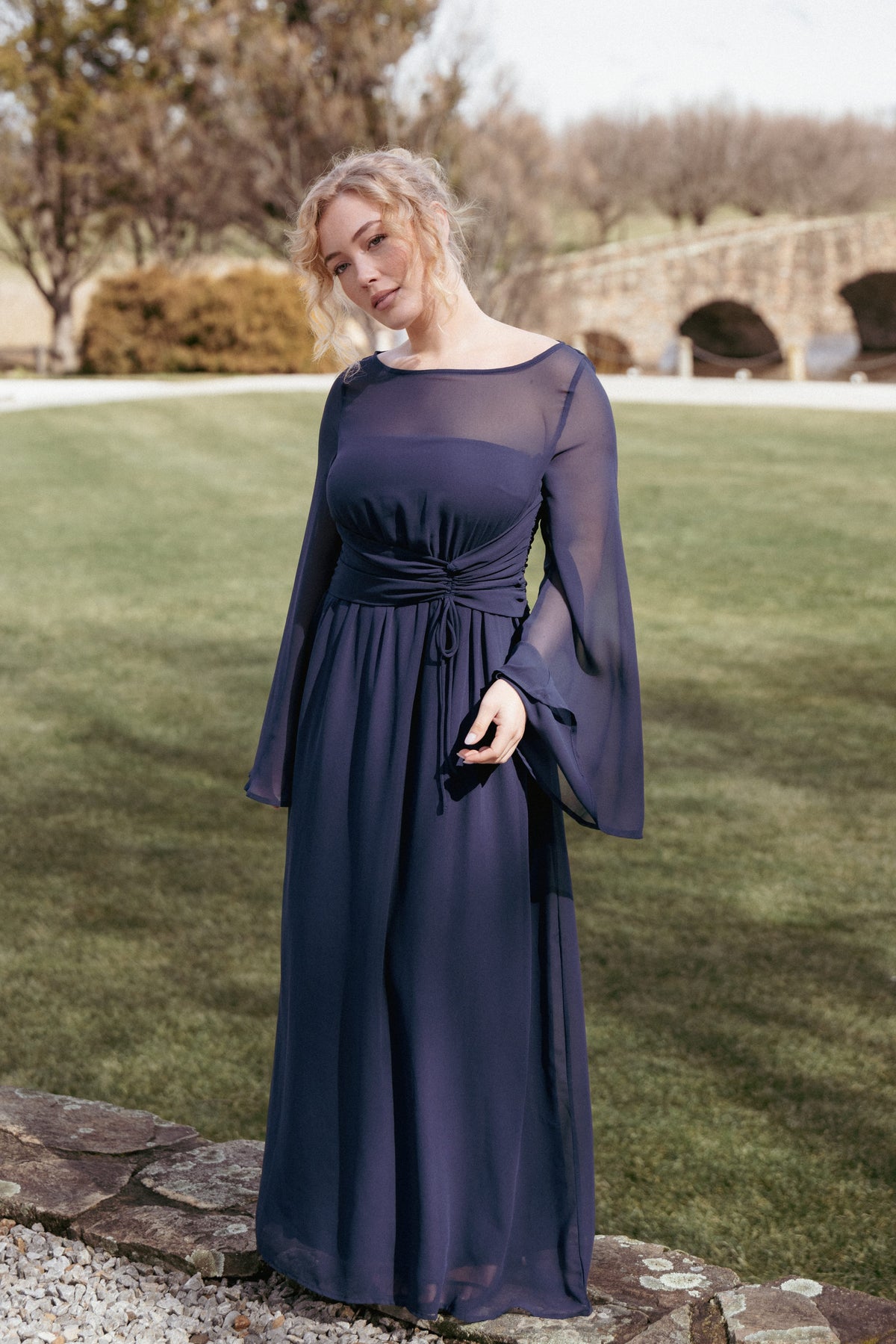 Samara Maxi Dress in Navy – view 9 of 9