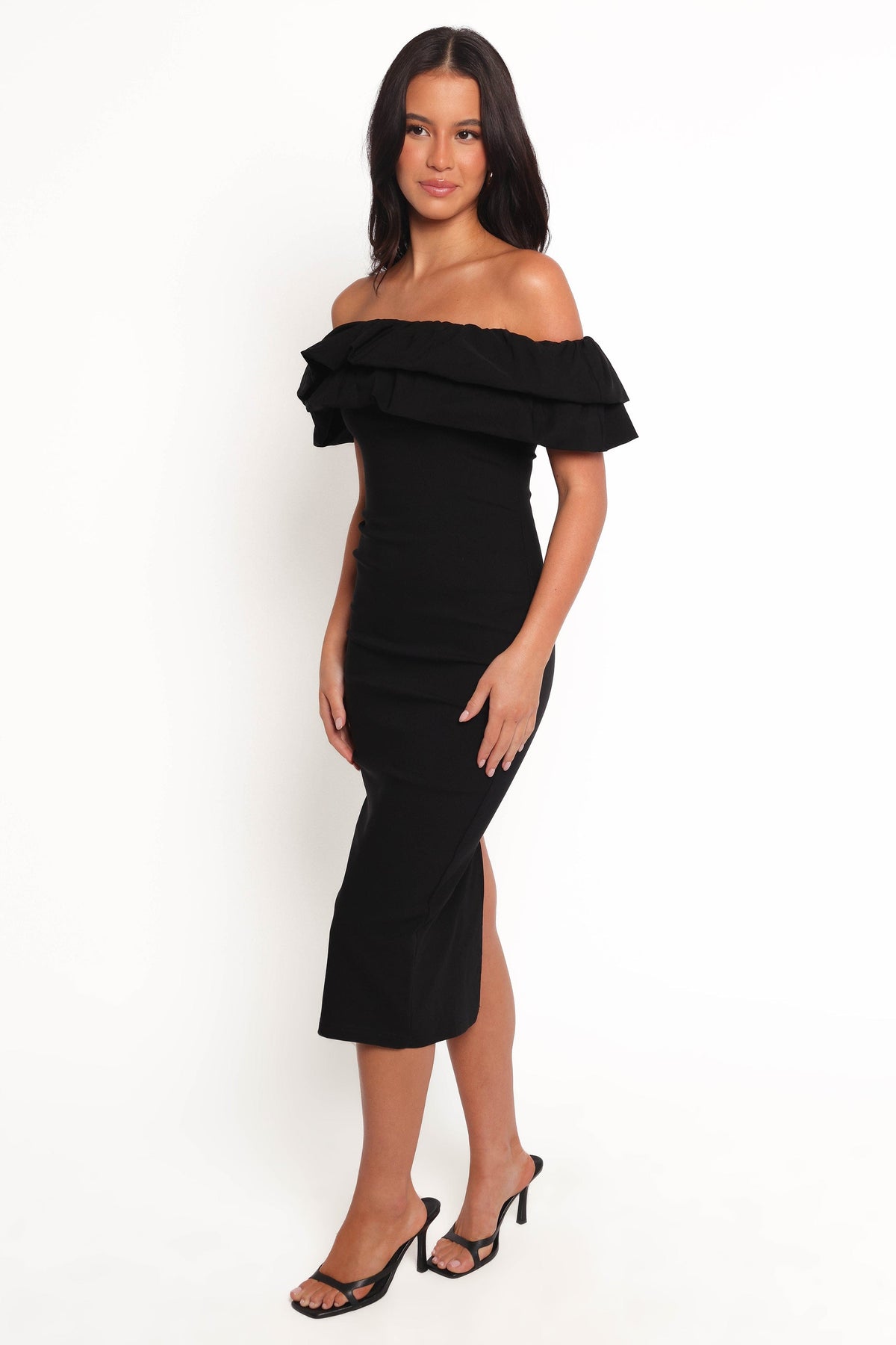 Sammi Midi Dress in Black – view 4 of 8
