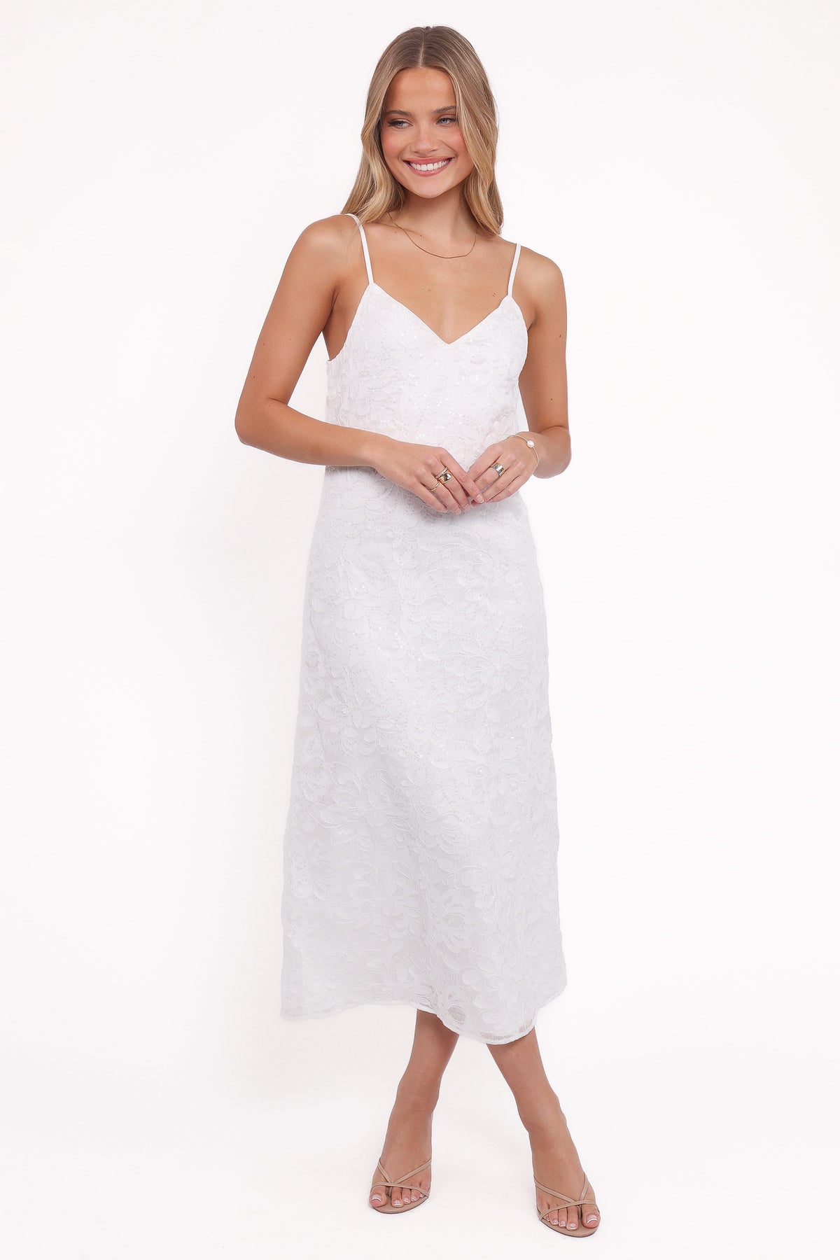 Saoirse Maxi Dress in White – view 1 of 5