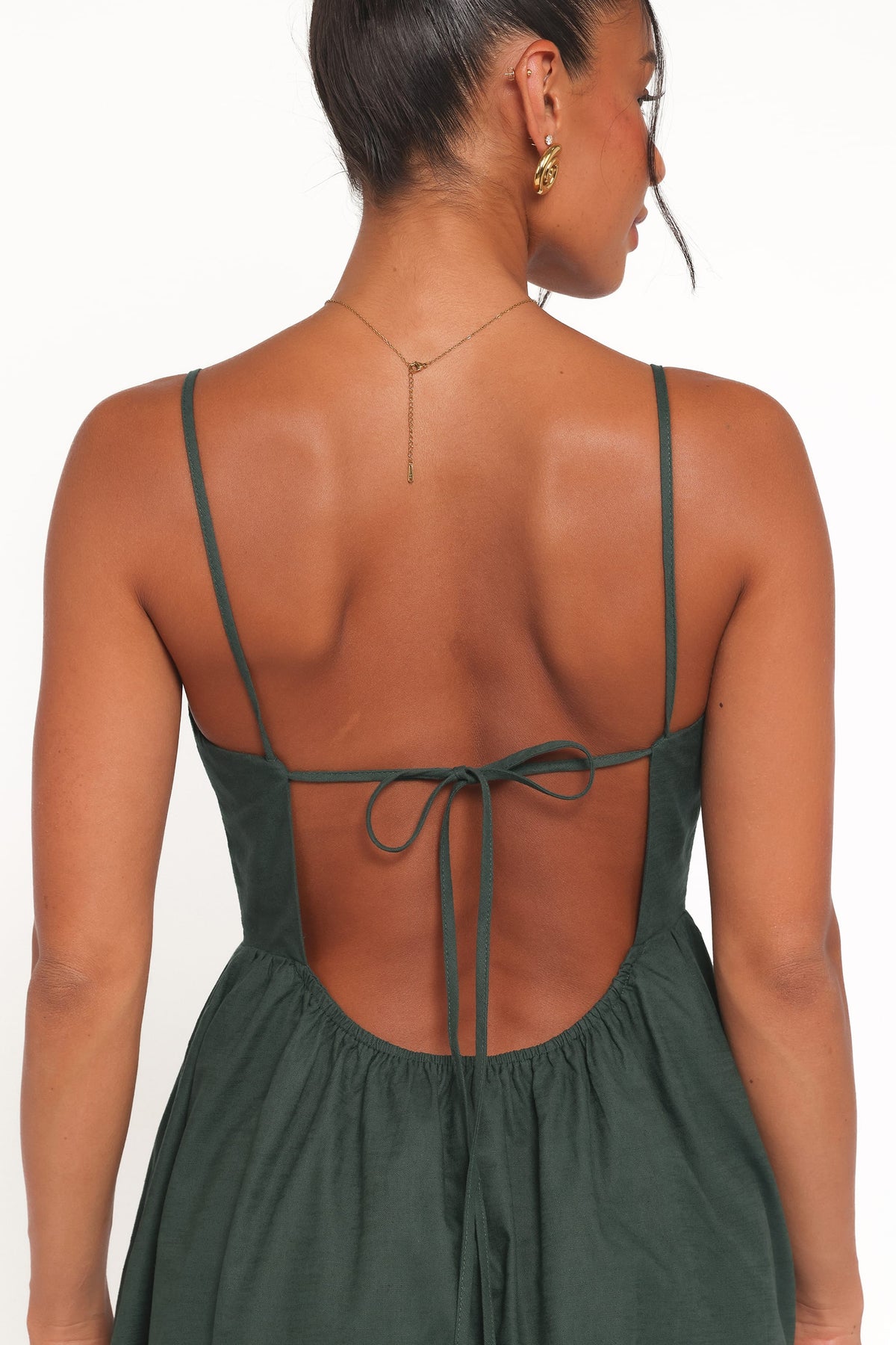 Savannah Maxi Dress in Forest Green – view 6 of 7