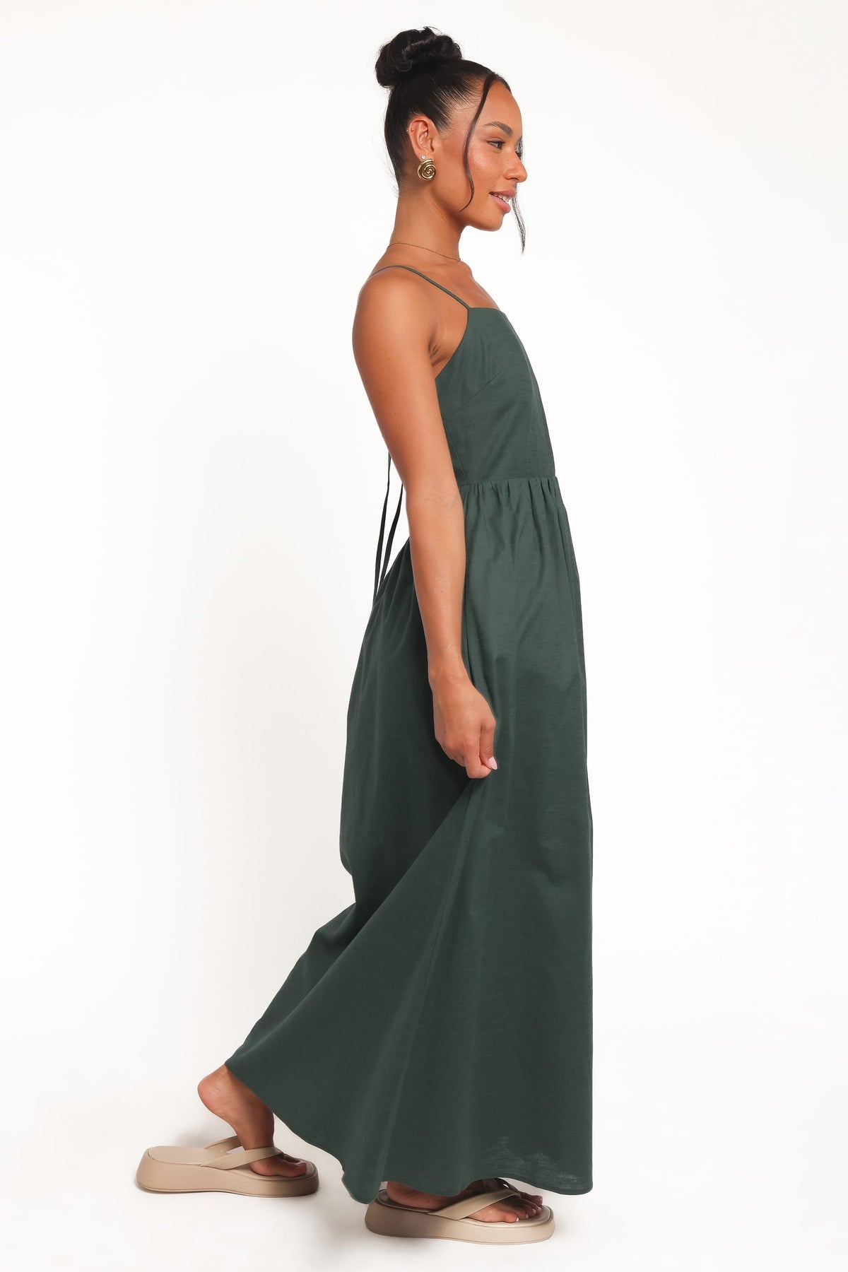 Savannah Maxi Dress in Forest Green – view 5 of 7