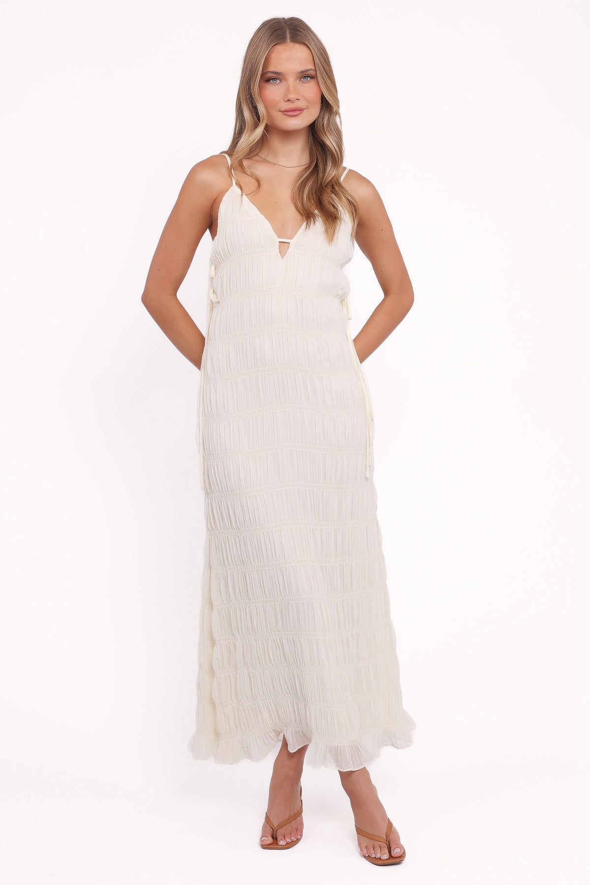 Seraphine Midi Dress in Cream – view 1 of 5