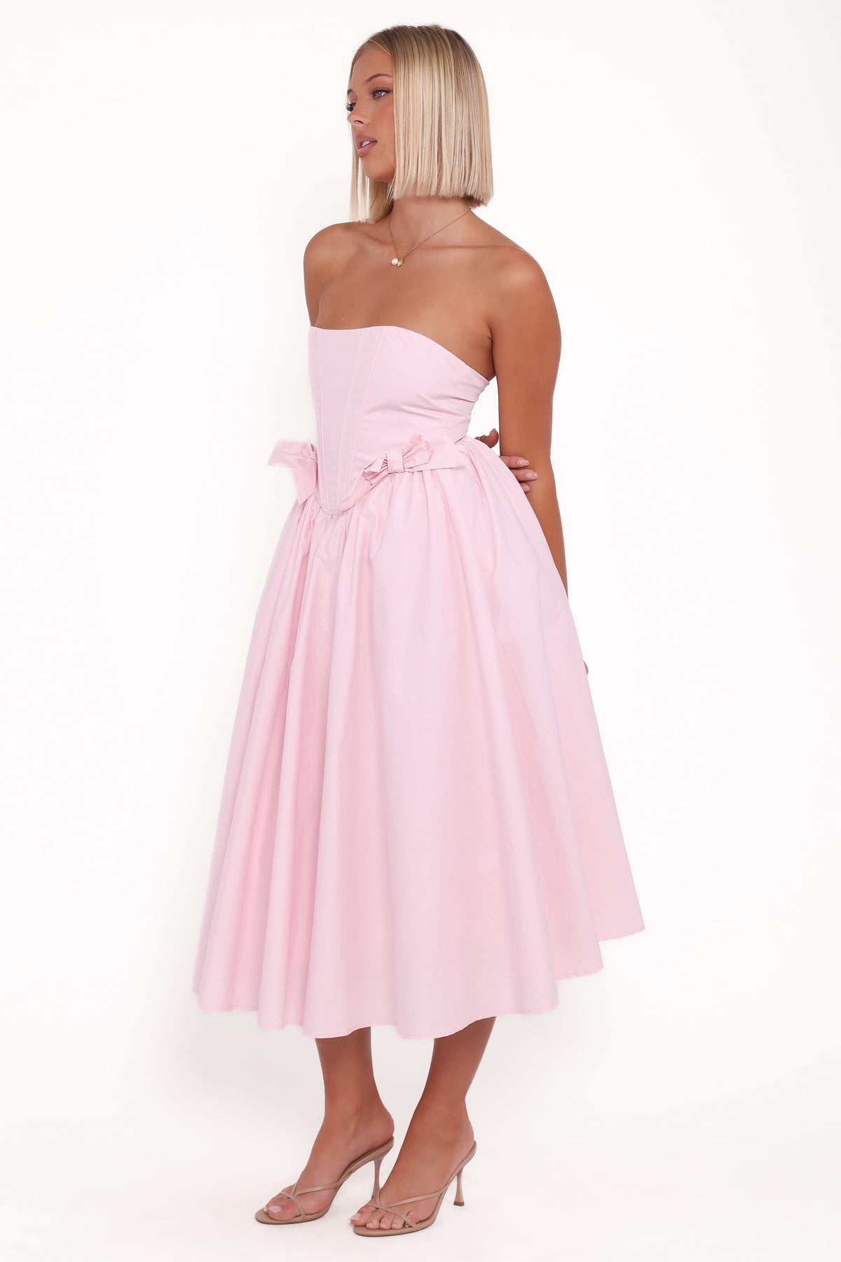Seren Midi Dress in Pink – view 3 of 6