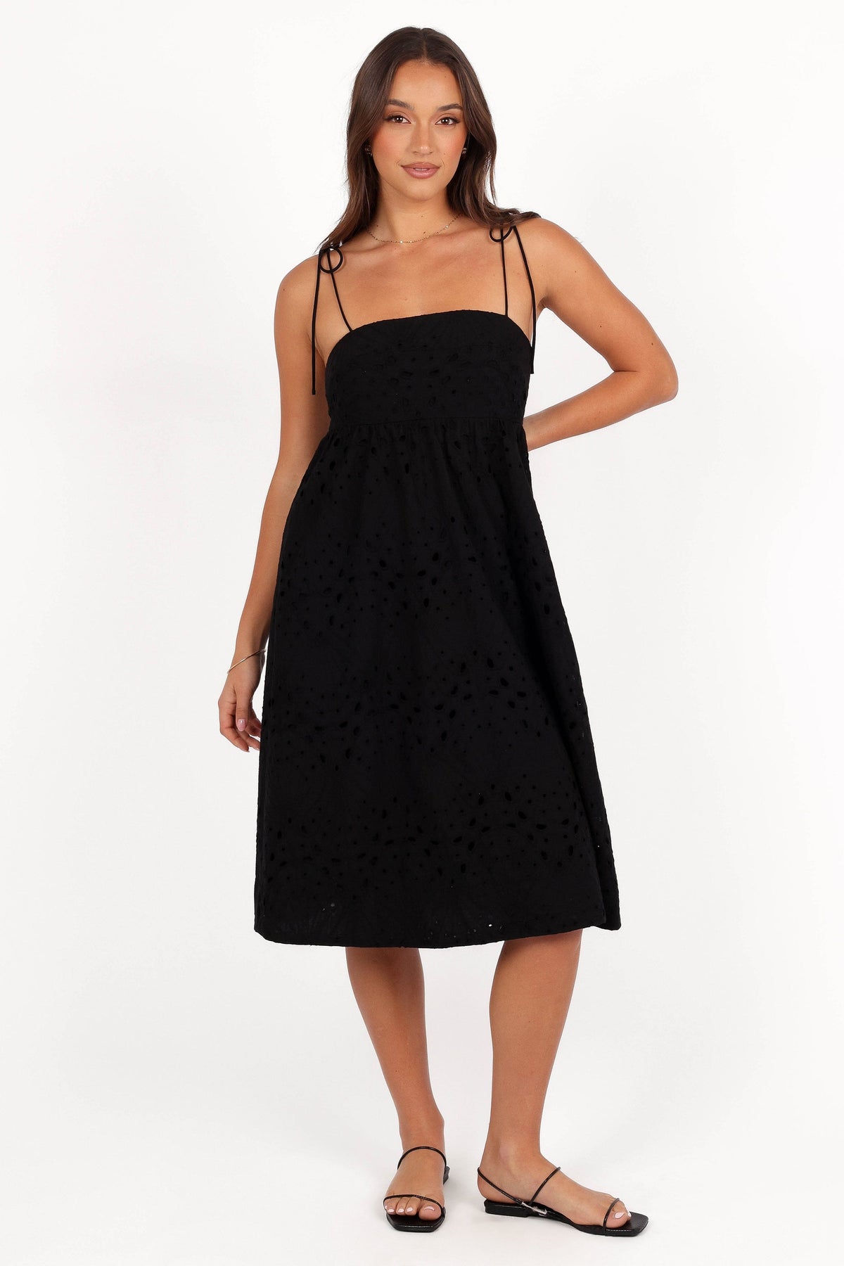 Sevara Midi Dress in Black – view 1 of 6