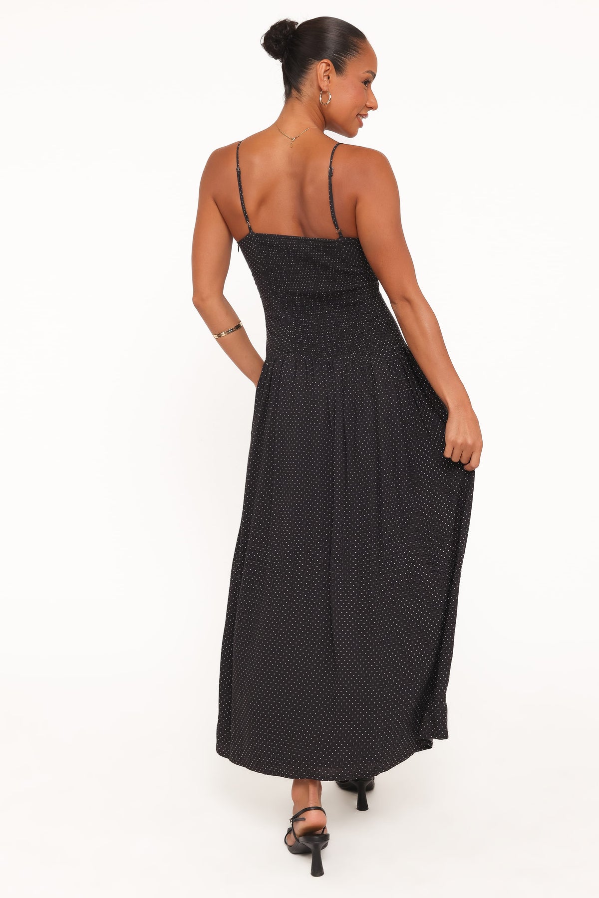 Shanice Maxi Dress in Black Polka Dot – view 4 of 6