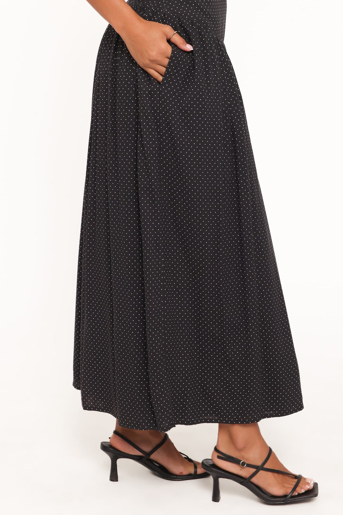 Shanice Maxi Dress in Black Polka Dot – view 5 of 6