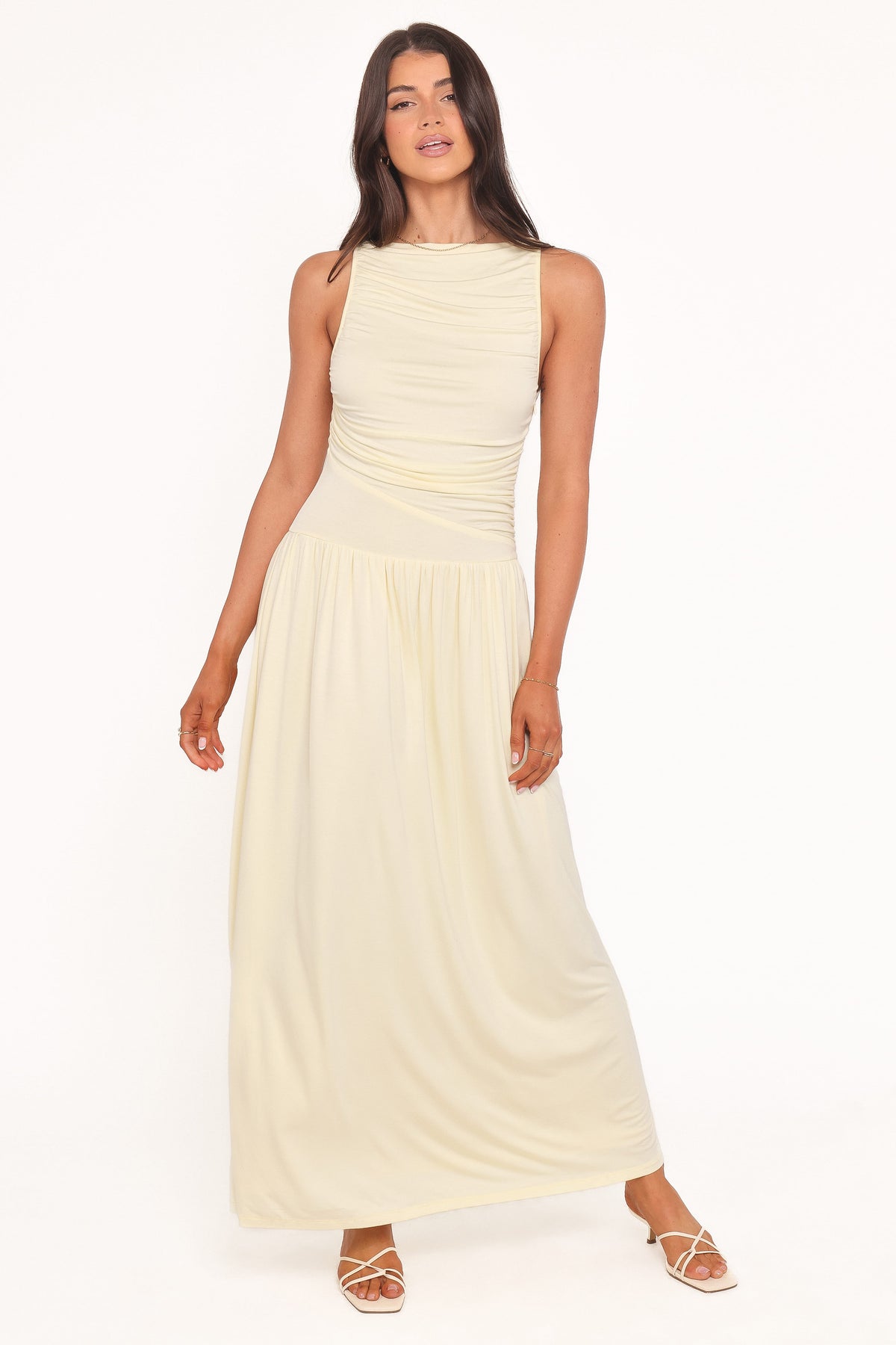 Shirley Maxi Dress in Butter Yellow – view 1 of 6