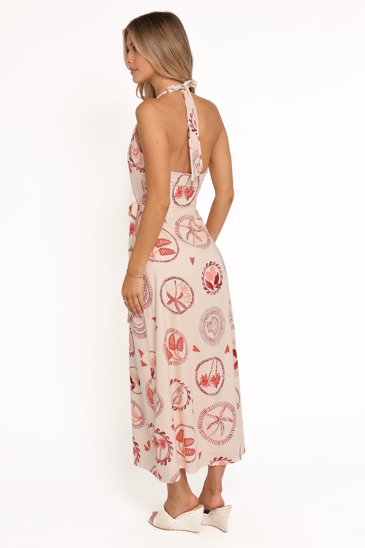 Sierra Wrap Midi Dress in Vacay Print – view 5 of 8