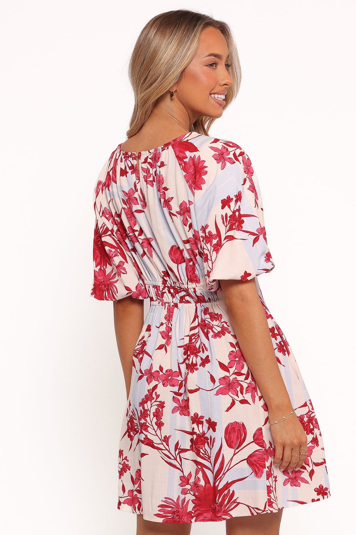 Simmons Mini Dress in Fuchsia Floral – view 4 of 6