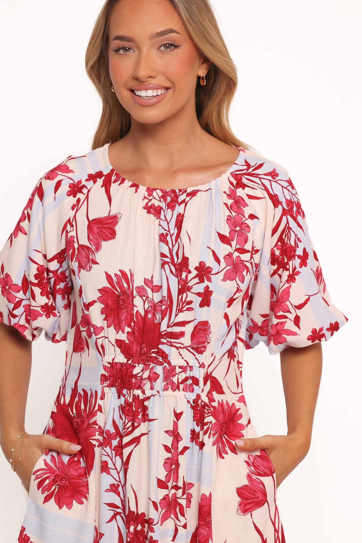 Simmons Mini Dress in Fuchsia Floral – view 5 of 6