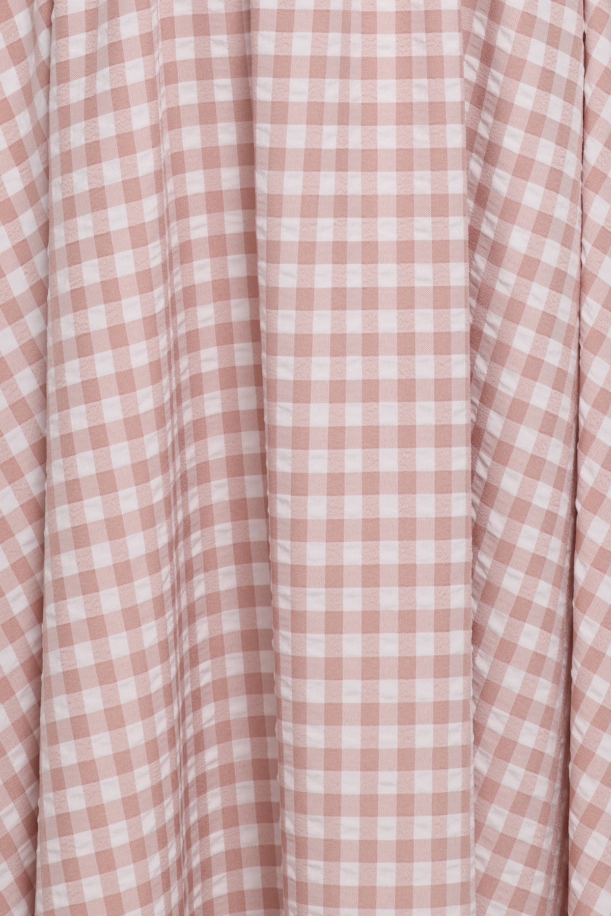 Siun Short Sleeve Midi Dress in Brown Gingham – view 6 of 6