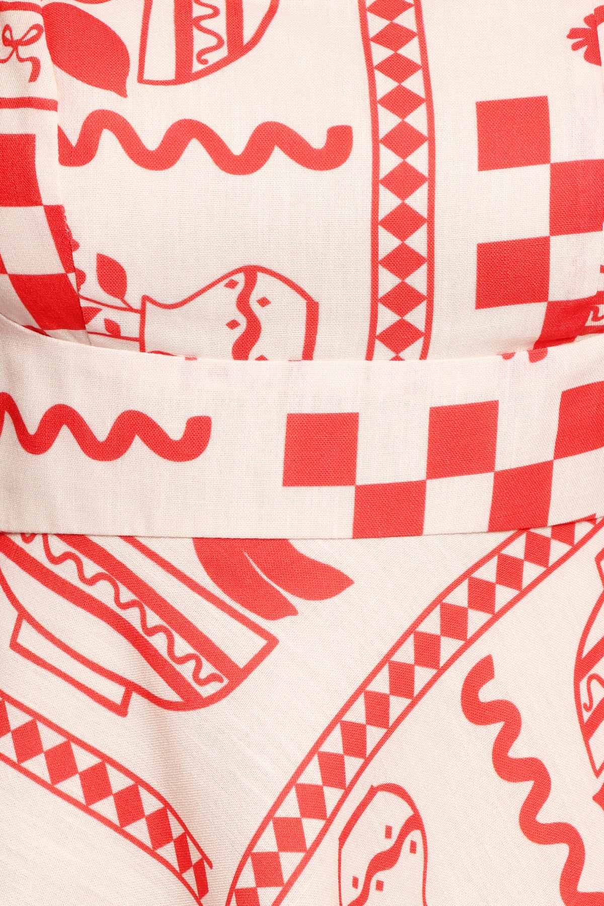 Sloan Mini Dress in Red Print – view 8 of 9