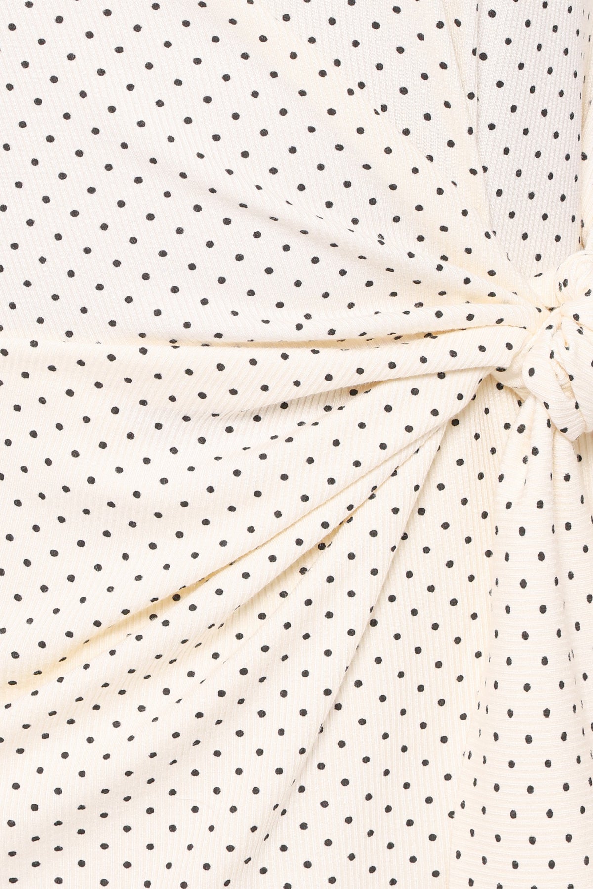 Sonia Mini Dress in White Polka Dot – view 7 of 7