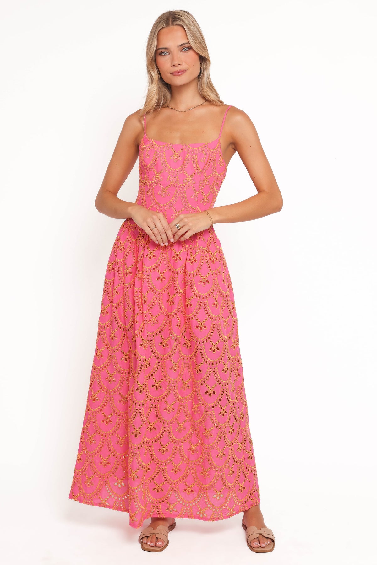 Sonny Maxi Dress in Pink/Orange – view 5 of 6