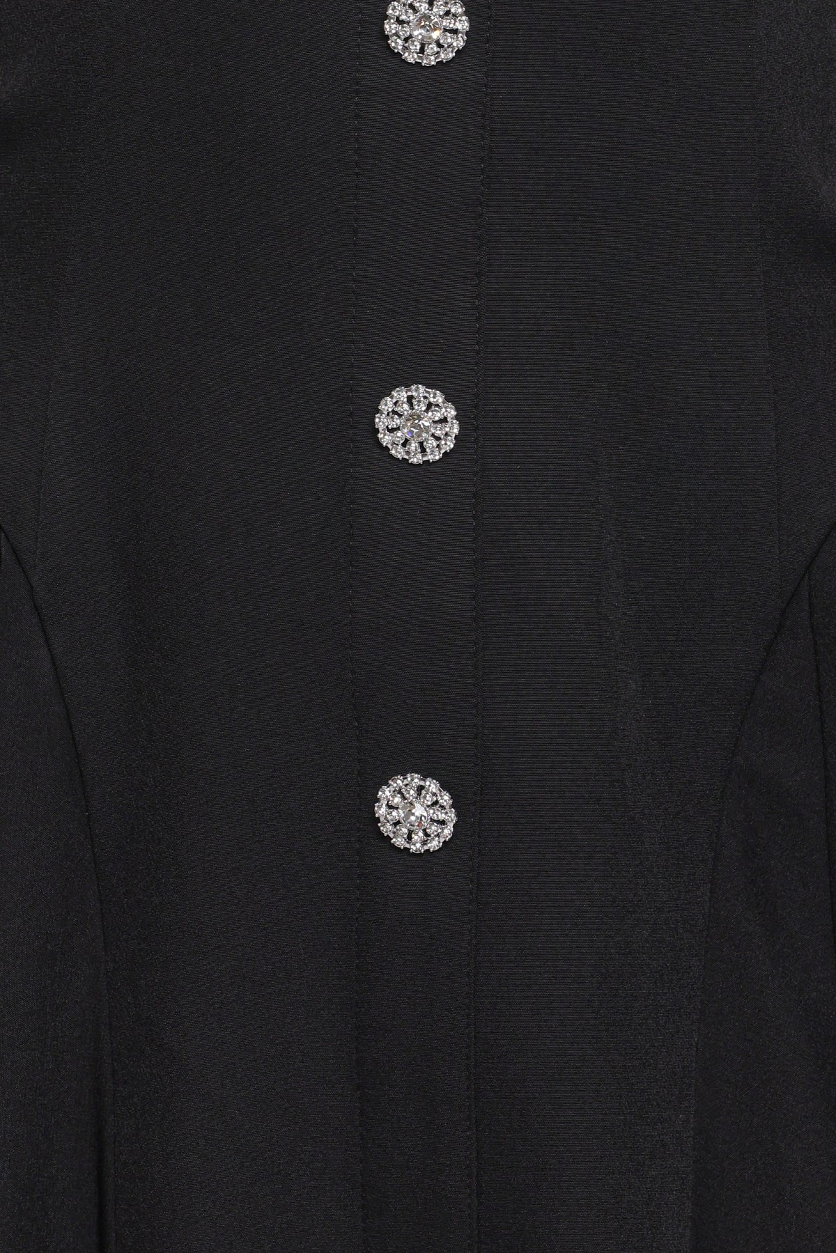 Sonya Long Sleeve Mini Dress in Black – view 7 of 8