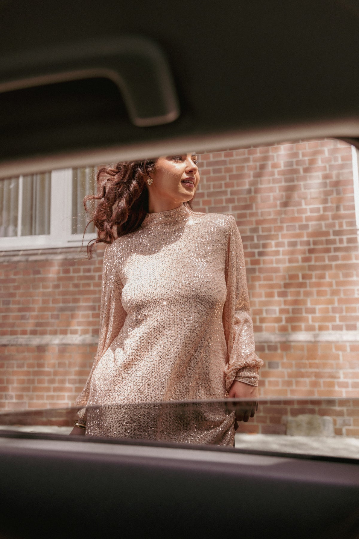 Springfield Mini Dress in Gold – view 9 of 9