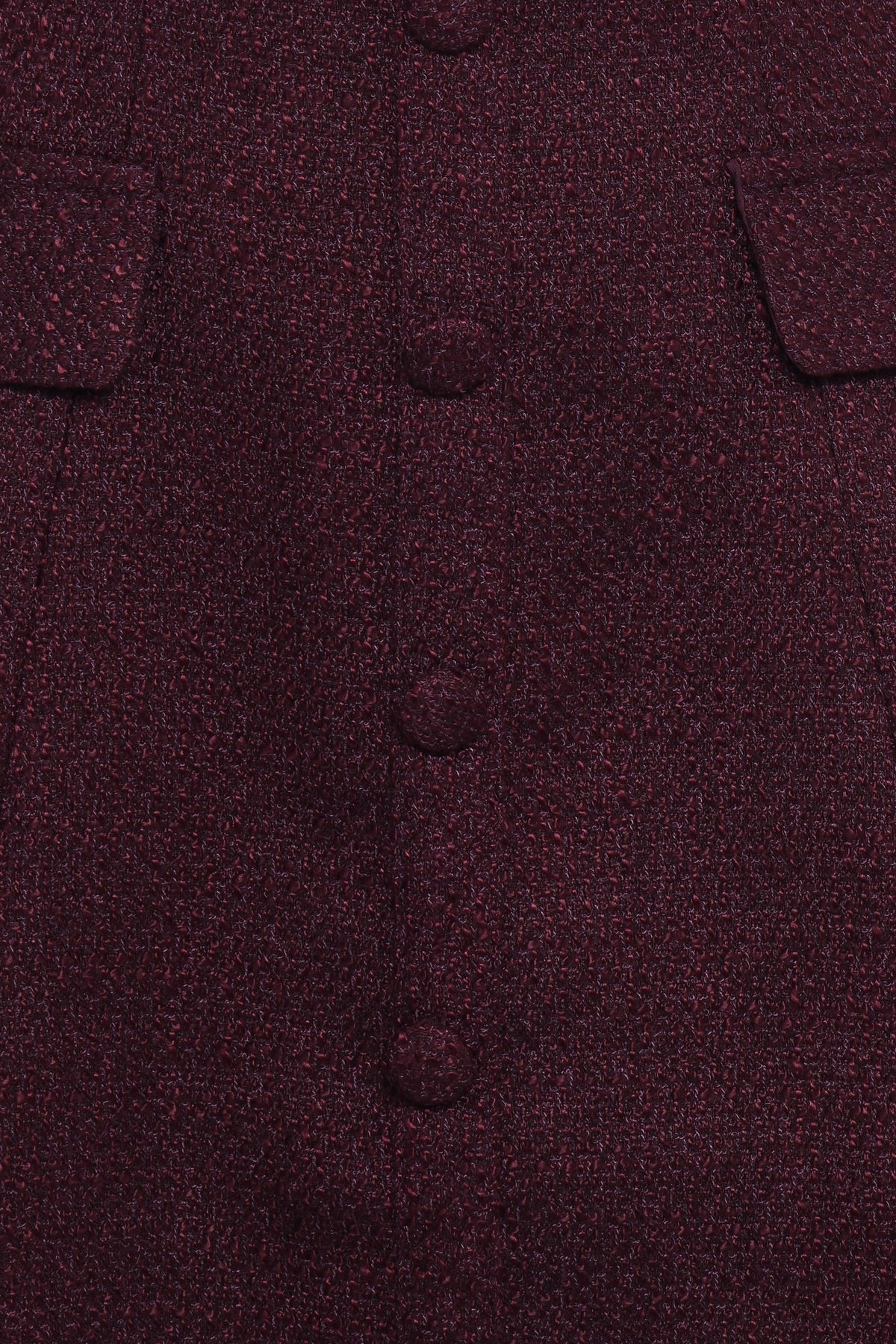 Sutton Mini Dress in Plum Tweed – view 6 of 6
