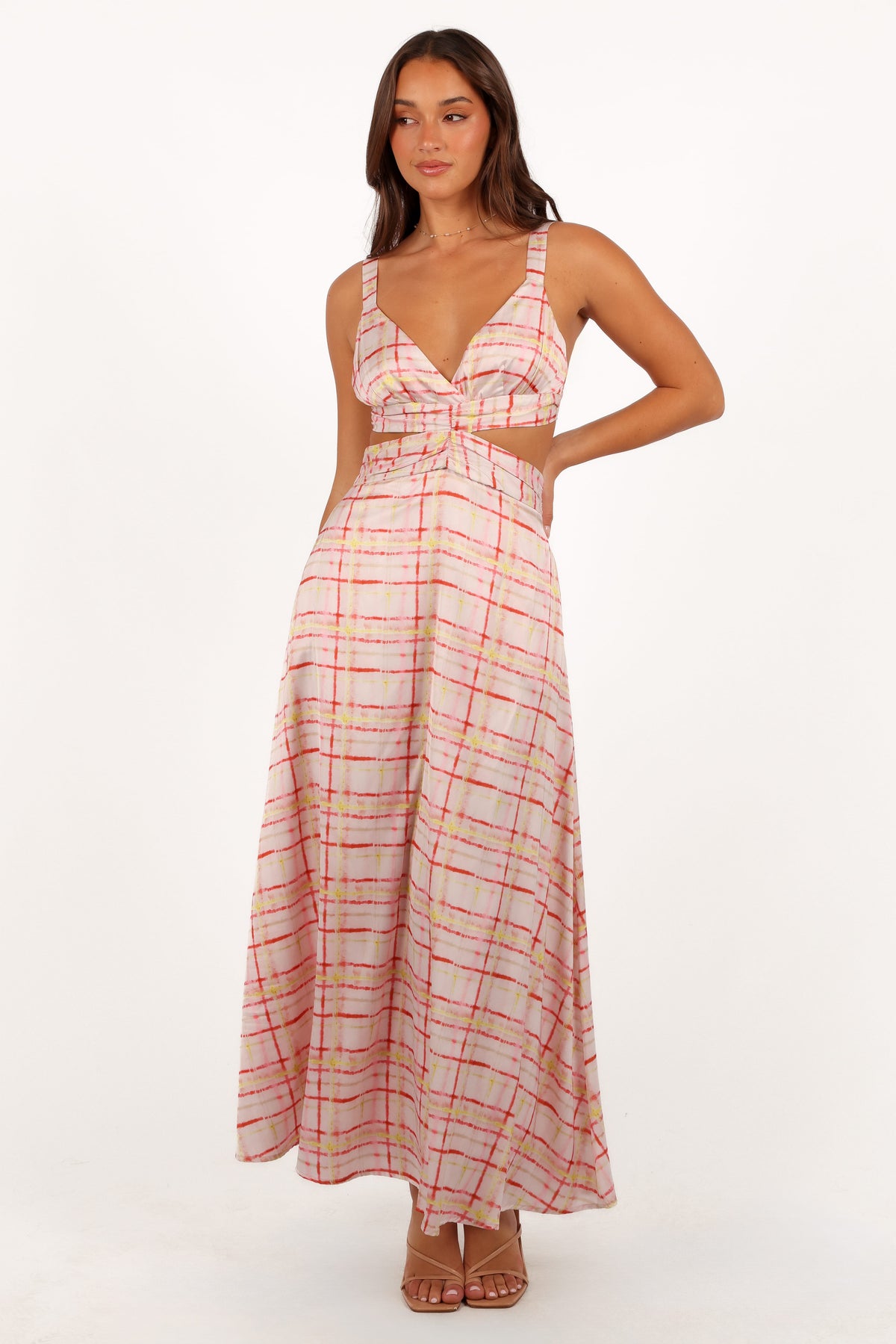Sydney Maxi Dress in Sunset Check – view 4 of 11
