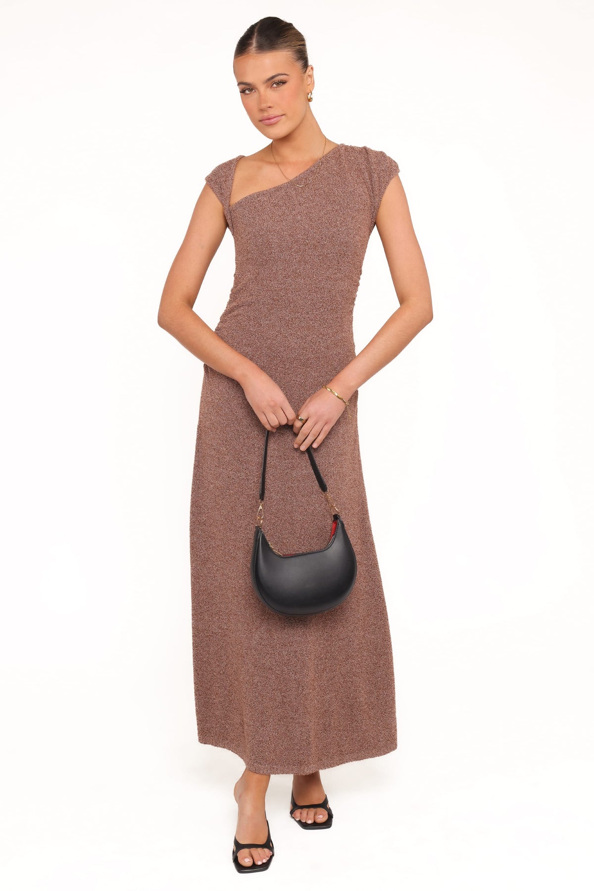 Talisa Midi Dress in Brown Marle – view 5 of 6