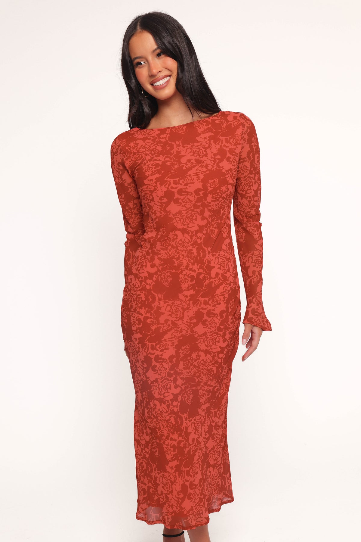 Talitha Maxi Dress in Red Roses – view 4 of 9